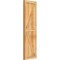 Ekena Millwork Framed Board-n-Batten Shutters w/Z-Bar, Rough Sawn Western Red Cedar, 16 1/8W x 53H, PR RBF06Z16X053RWR - alternate 3